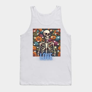 Skeleton in love Tank Top